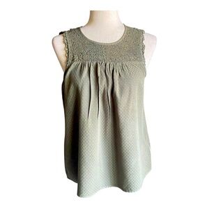 GAP-GREEN SLEEVELESS TOP-SIZE SMALL